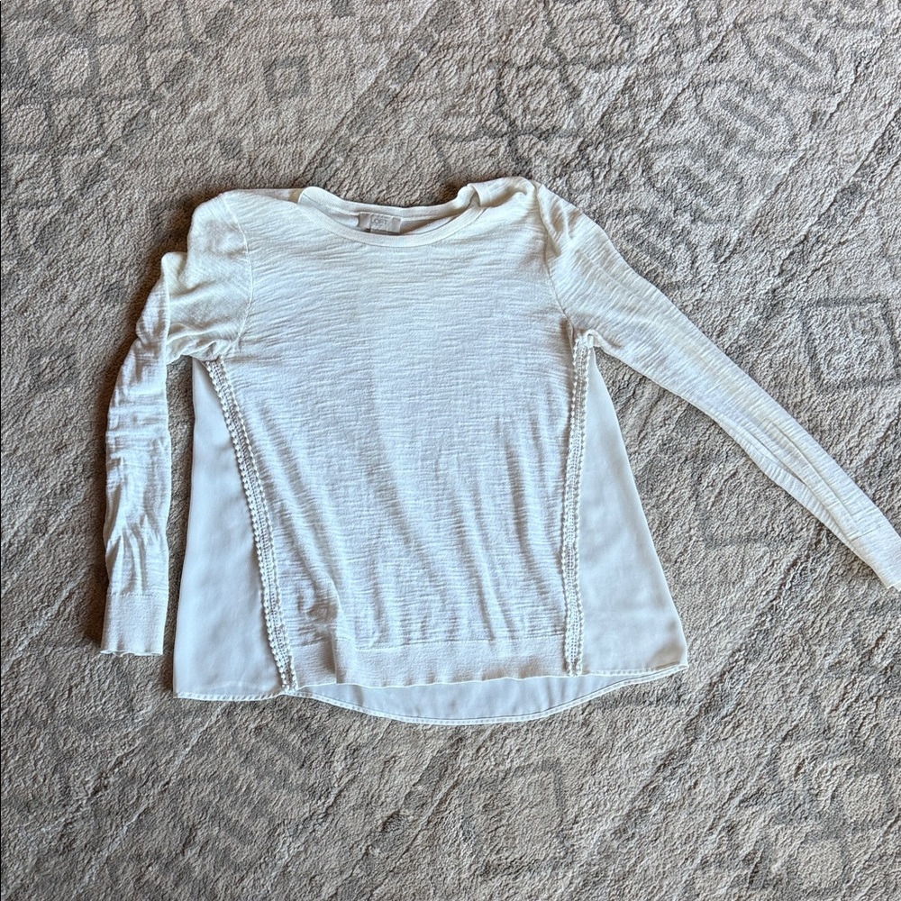 Loft long sleeve sweater blouse